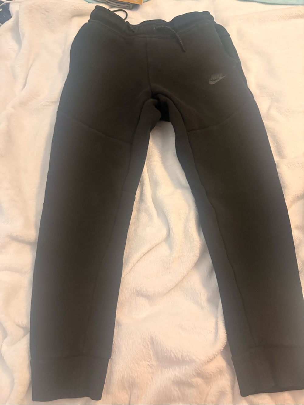 NikeTech Boys Black Jogger Pants